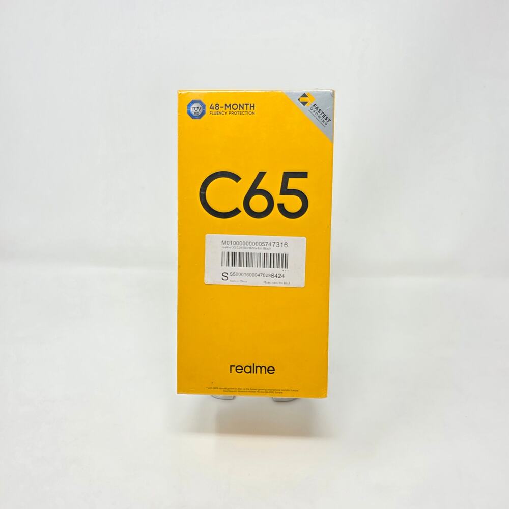 Realme C65 4G LTE Starlight Black - 6GB RAM - 128GB ROM - Unlocked - Global NEW